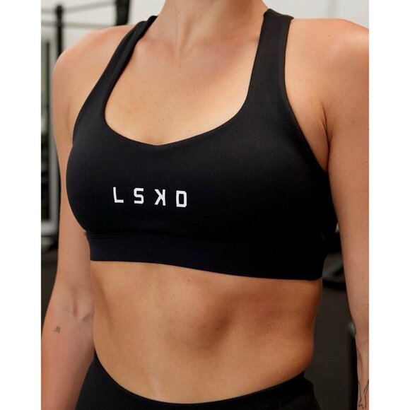 LSKD Other - AS NEW! LSKD Rep Sports Bra Crop Black Size M